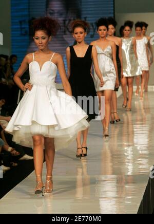 Models wear creations by Australian 