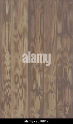 hand painted plate illusion painting, with imitation of grunge wood grain, wooden boards in brown, beige, ocher pattern background Stock Photo