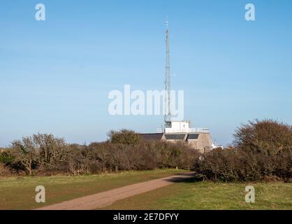 Torbay looking out station at Berry Head redoubt, Devon.  February 2019 Stock Photo