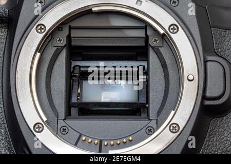 Camera Sony closeup of Alpha 6400 mirrorless Stock Photo - Alamy