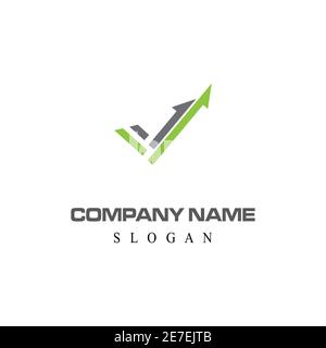 Arrow vector illustration icon Logo Template design Stock Vector
