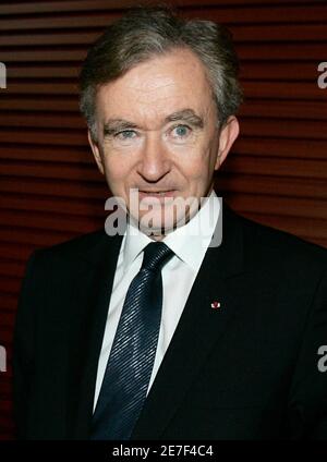 Bernard Arnault with his daughter attend the presentation of Louis Vuitton  Spring-Summer 2007 Ready-to