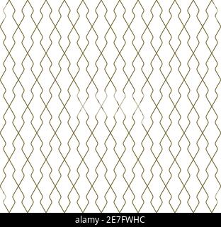 Seamless geometric pattern . Thin lines in brown color .Geometric background, graphic seamless pattern illustration. Rounded corners. Stock Vector