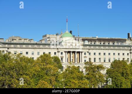 Somerset House, Victoria Embankment, Strand, London, United Kingdom Stock Photo