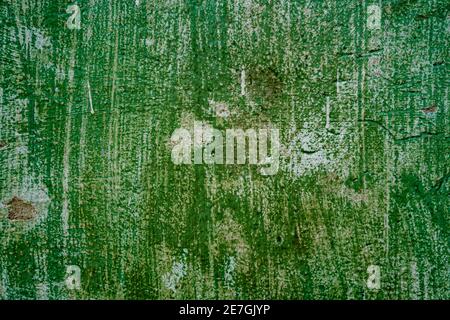 antique  green cement concrete wall texture Background with copy space for text or design Stock Photo