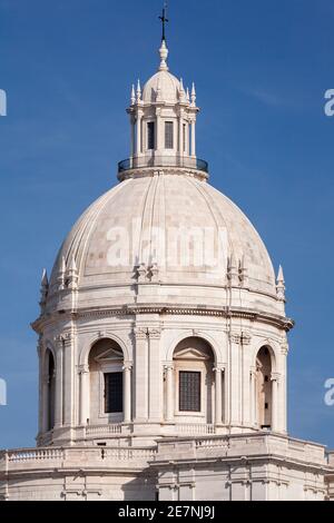 Church at Campo de Santa Clara, Lisbon, Portugal Stock Photo