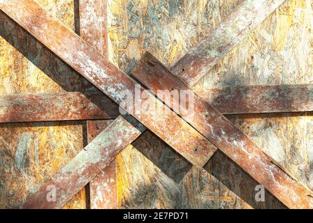 Wooden grunge planks background . Abstract structure made by woods Stock Photo