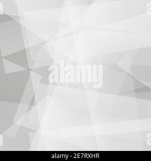 Abstract Grey Polygonal Background. Grey Geometric Pattern Stock Vector