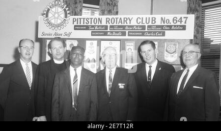 rotary club logo black and white