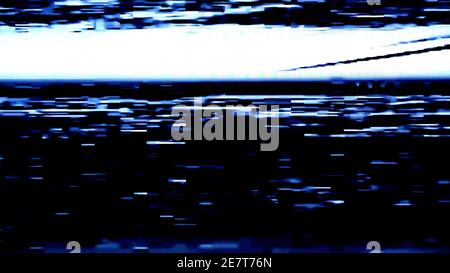 TV Static Noise Glitch Effect – Original Photo from a vintage Television Stock Photo