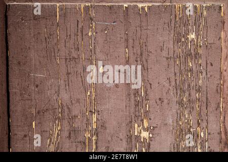 Natural aged grunge hard wood board surface flat texture Stock Photo