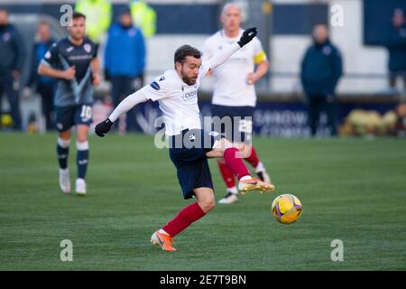 Starks Park, Kirkcaldy, Fife, UK. 30th Jan, 2021. Scottish Championship Football, Raith Rovers versus Dundee FC; Paul McMullan made his debut for Dundee Credit: Action Plus Sports/Alamy Live News