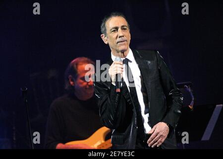 French singer Alain Chamfort performs live at the 'Grand Rex' in Paris, France on March 30, 2007. Photo by Mehdi Taamallah/ABACAPRESS.COM Stock Photo