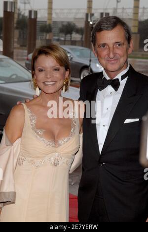 German actress Uschi Glas and her husband Dieter Hermann arrive to the '2007 Laureus World Sports Awards' held at the Palau Sant Jordi in Barcelona, Spain on April 2, 2007. Photo by Nicolas Khayat/ABACAPRESS.COM Stock Photo