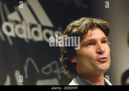 Adidas France CEO Andre Maestrini is seen at All Blacks' new jersey unveiling at the New-Zealand embassy in Paris, France, on April 25, 2007. Photo by Stephane Kempinaire/Cameleon/ABACAPRESS.COM Stock Photo