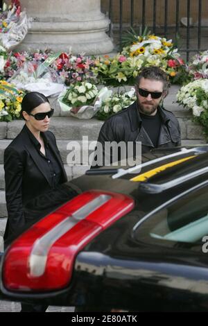 French Actor Vincent Cassel Along With Italian Actress Monica Bellucci 