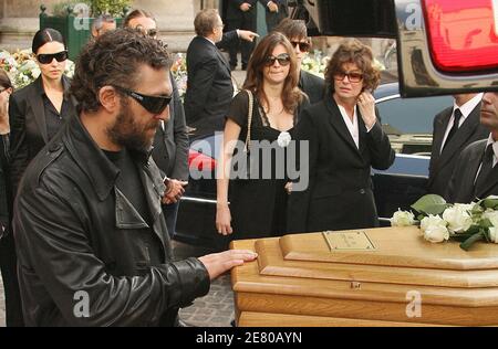 Monica Bellucci during Jean-Pierre Cassel Funeral at St Eustache News  Photo - Getty Images