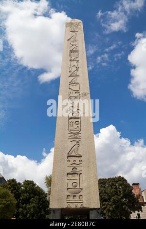 Obelisk of Theodosius from Istanbul, Turkiye Stock Photo