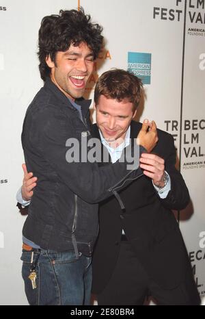 Actor Adrian Grenier (R) and director Kevin Connolly attend the premiere of 'Gardener of Eden' during the 2007 Tribeca Film Festival in New York City, NY, USA on April 26, 2007. Photo by Gregorio Binuya/ABACAPRESS.COM Stock Photo