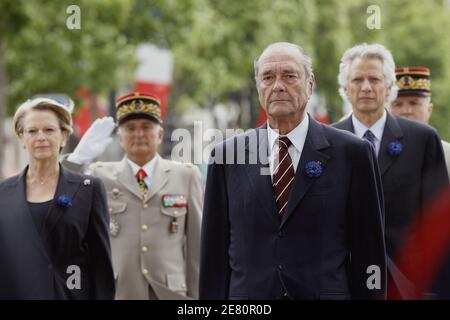 62nd anniversary of the end of WW II - Paris Stock Photo