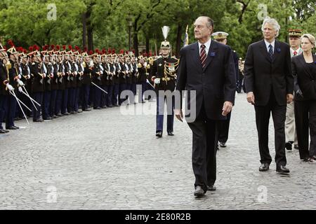 62nd anniversary of the end of WW II - Paris Stock Photo