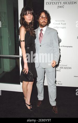 Model Irina Lazareanu and musician Sean Lennon attend the International Center of Photography's 23rd annual Infinity Awards held at Pier 60 at Chelsea Piers in New York City, NY, USA on Monday, May 14, 2007. Photo by Gregorio Binuya/ABACAPRESS.COM Stock Photo