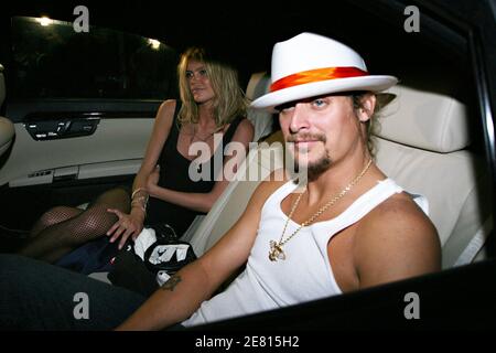 Kid Rock and his new girlfriend leave the Playboy Party held at the VIP ...