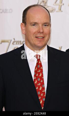 SAS Prince Albert poses for pictures during the opening ceremony of the 47th Monte-Carlo TV Festival held in Monaco on June 10, 2007. Photo by Denis Guignebourg/ABACAPRESS.COM Stock Photo