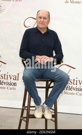 US actor Robert Duvall from US TV show 'Broken Trail' poses for pictures in Grimaldi forum during '47th Monte Carlo TV Festival' in Monaco on June 13, 2007. Photo by Denis Guignebourg/ABACAPRESS.COM Stock Photo