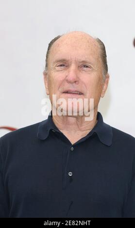 Actor Robert Duvall of the US TV show 'Broken Trail' poses for pictures at the Grimaldi forum during the 47th Monte-Carlo TV Festival in Monaco on June 13, 2007. Photo by Denis Guignebourg/ABACAPRESS.COM Stock Photo