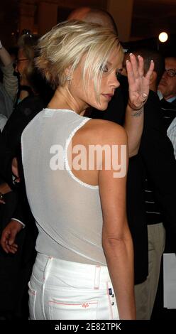 Victoria Beckham makes an in-store appearance to launch dVb clothing and accessory line featuring denim and sunglasses created by herself, at Saks Fifth Avenue, in New York City Ny, USA on June 14, 2007. Photo by David Miller/ABACAPRESS.COM Stock Photo