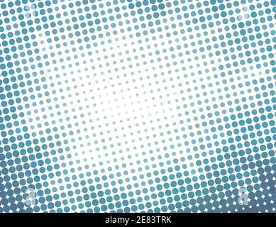 Simple abstract bluish background with halftone effect. Vector graphic pattern Stock Vector