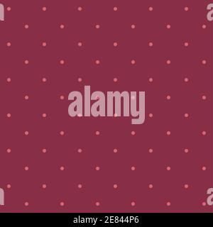 Seamless pattern dark dot on a moderate red-purple background. The ordered arrangement of a geometric shapes. Vector illustration. Graphic texture for Stock Vector