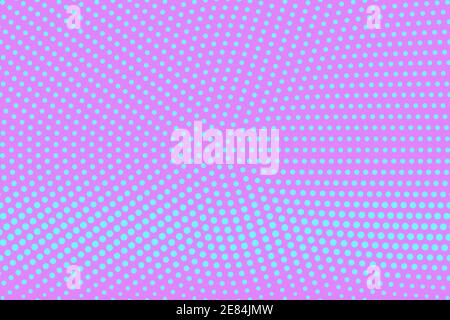 Pink and blue dotted halftone vector background. Subtle halftone digital texture. Faded dotted gradient. Comic effect overlay. Retro dot pattern on tr Stock Vector