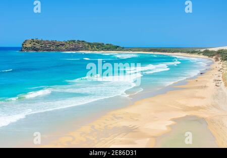 Seventy Five Mile Beach, Great Sandy National Park, Fraser Island, Queensland, Australia Stock Photo