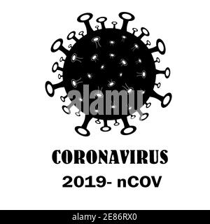 bacterium germ pneumonia in a microscope during a coronavirus pandemic pattern Stock Vector