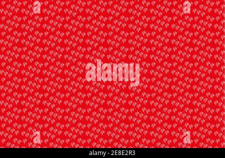 HO HO HO seamless vector pattern Stock Vector