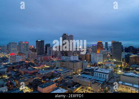 New Orleans at sunset Stock Photo