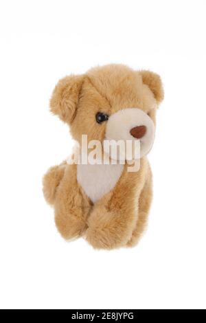Plush toys for a baby on a white background Stock Photo