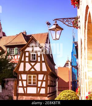 Altdorf bei Nuremberg - famous historical old town, Bavaria, Germany Stock Photo