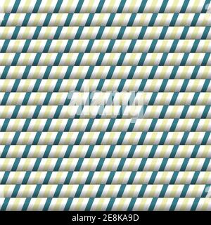 Geometric green diagonal stripes seamless pattern minimal style on white background and texture. Vector illustration Stock Vector