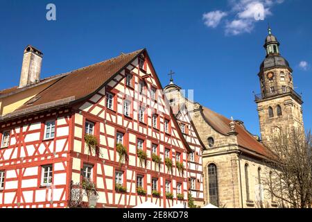 Altdorf bei Nuremberg - famous historical old town, Bavaria, Germany Stock Photo