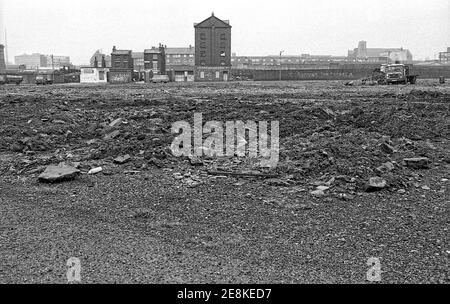 The inner city district of Toxteth Liverpool 8. Images shot for the British Soul Band's The Real Thing album cover 4 from 8 in 1977 Stock Photo