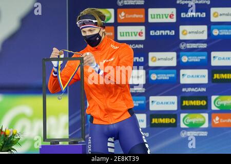 Heerenveen The Netherlands January 31 Merijn Scheperkamp Of The Netherlands During The Isu World Cup Speed Skating At Thialf Icerink On January 31 Stock Photo Alamy