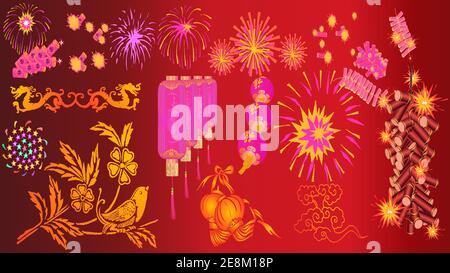 chinese new year celebration Stock Vector