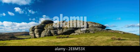 Haytor Rocks, Dartmoor Park, Devon, England, Europe Stock Photo