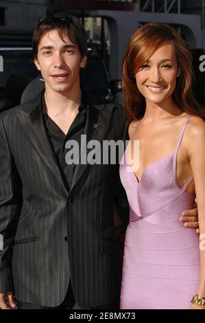 Actors Maggie Q and Justin Long attend the 2007 ESPY Awards held at the Kodak Theatre on Hollywood Boulevard in Los Angeles, CA, USA on July 11, 2007. Photo by Lionel Hahn/ABACAPRESS.COM Stock Photo