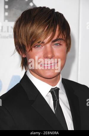 Actor Zac Efron attends the New York Premiere of Hairspray, held at the Ziegfeld Theater in New York City, NY, USA on July 16, 2007. Photo by Gregorio Binuya/ABACAPRESS.COM Stock Photo
