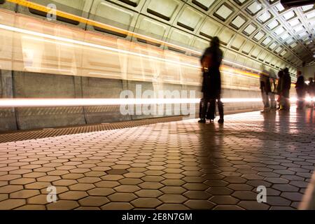 Union Station Metro station in Washington DC, United States Stock Photo