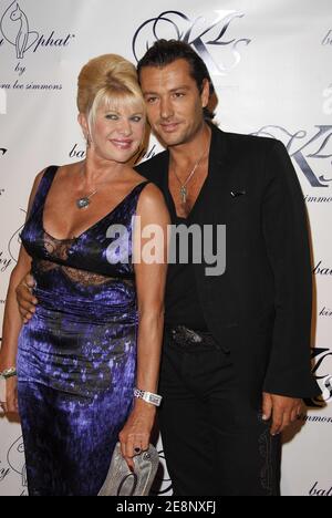 Ivana Trump and boyfriend Rossano Rubicondi attend an exclusive celebration of New York Fashion Week held at Guastavino's in New York City, NY USA on September 7, 2007. Photo by Gregorio Binuya/ABACAPRESS.COM Stock Photo